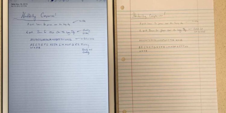 iPad Air vs. Paper