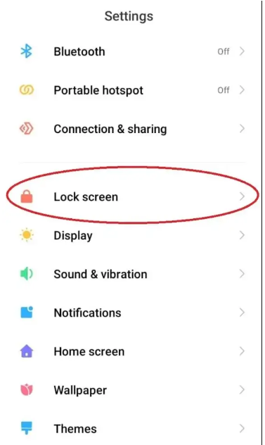 Step 1 of how to remove Glance from Mi Mix 2S