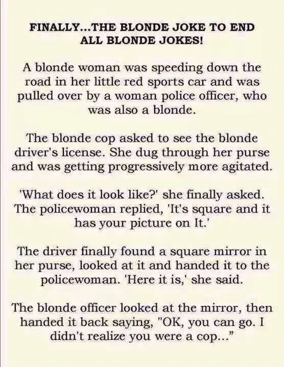 Best Blonde Jokes 
