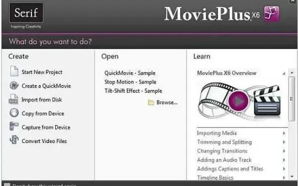 Serif MoviePlus – The best Video editor application and its best alternatives