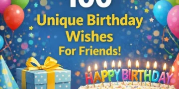 100 Unique Birthday Wishes For Friends