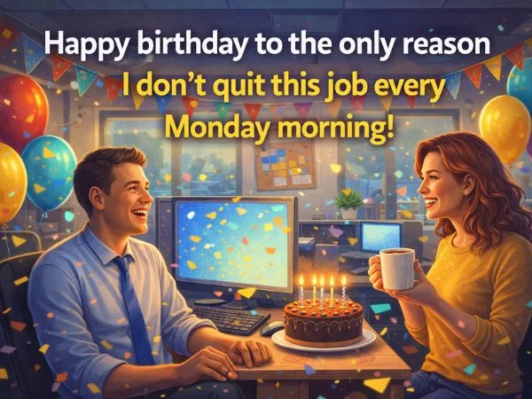 Happy birthday to the only reason I don't quit this job every Monday morning!