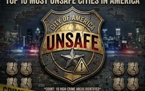 Top 10 Most Unsafe Cities in America