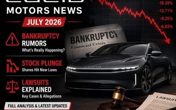 Lucid Motors News July 2026: Bankruptcy Rumors, Stock Plunge, and Lawsuits Explained